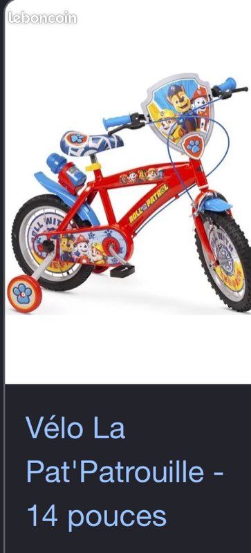 Promo Vélo 14 Pat'patrouille chez La Grande Récré