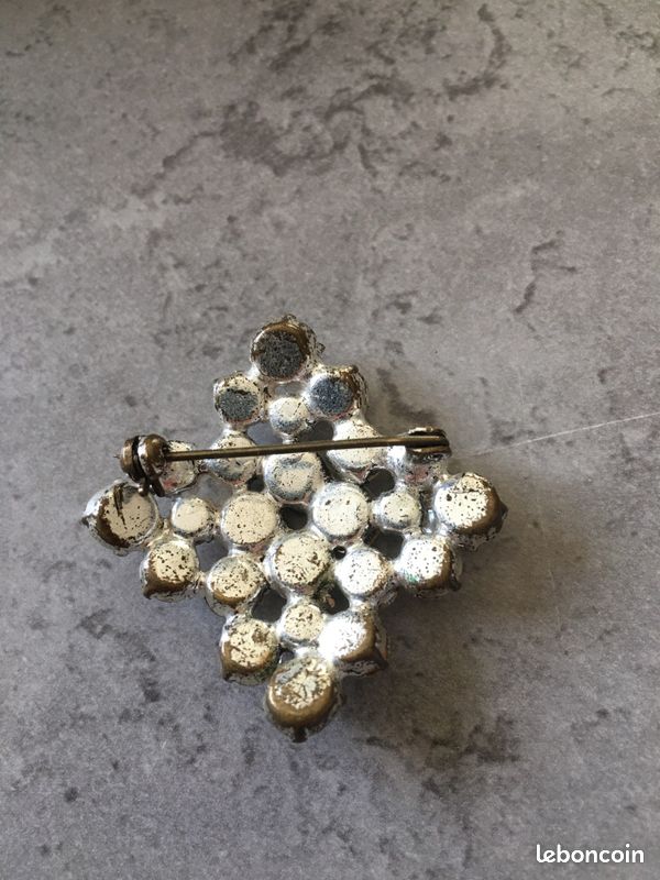 Magnifique broche strass Vintage (image 2)