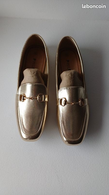 Mocassins dorées (image 1)