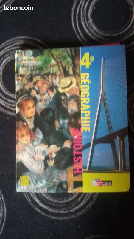 Livre Histoire Géographie 4ème Bordas (image 1)
