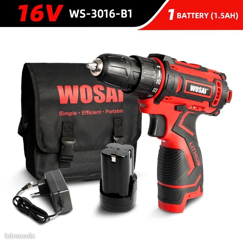 WOSAI perceuse sans fil, tournevis électrique, mini pilote d'alimentation (image 8)