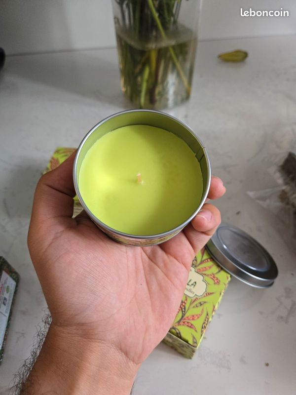 Bougie parfumé cire de Soja - Citronnelle (image 2)