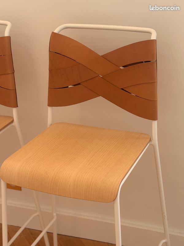 Lot de 2 tabourets scandinaves (image 6)