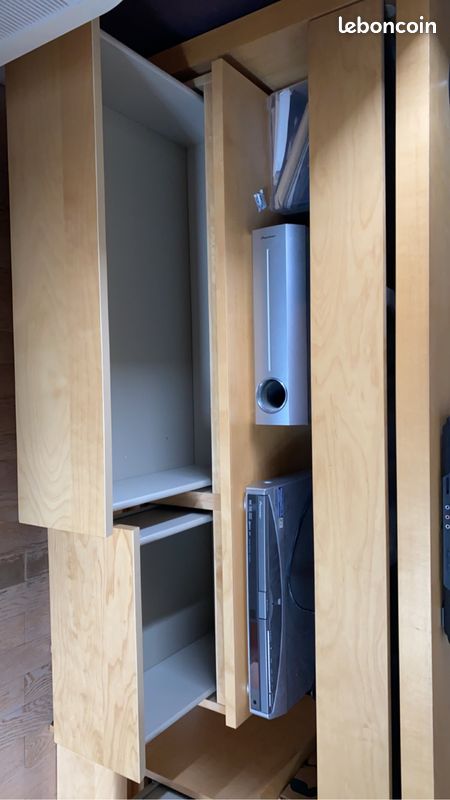 1 bureau + 1 commode + 3 meubles rangements (image 2)