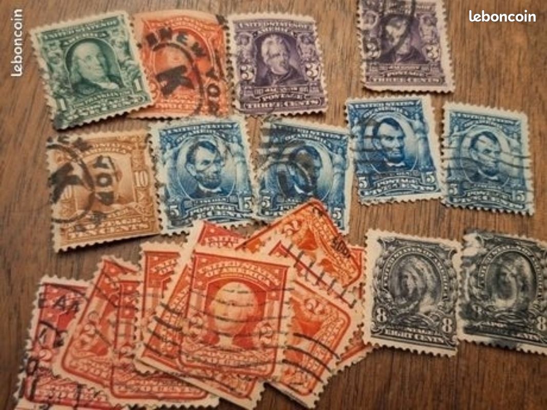 Lot De 50 Timbres Divers Des États-Unis – Pour Collectionneurs, Qualité Prophila, Exemplaires Variés Et Authentiques