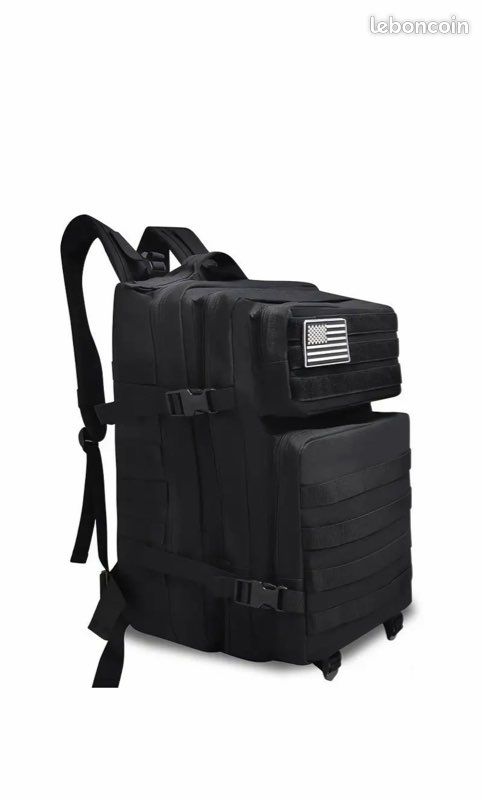 Sac à dos ReadyPack noir 47L neuf avec accessoires (image 1)
