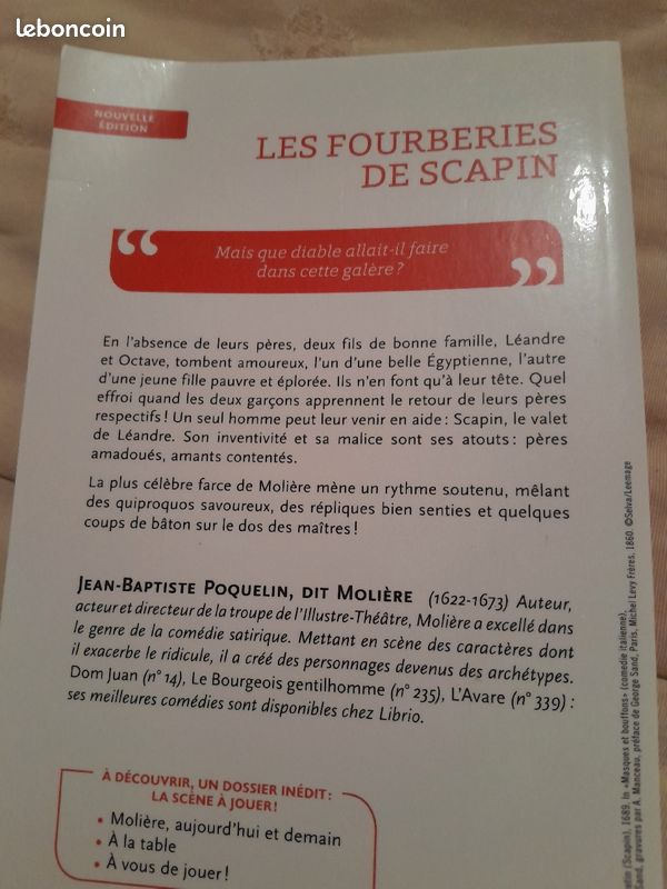 Molière Les fourberies de Scapin (image 2)