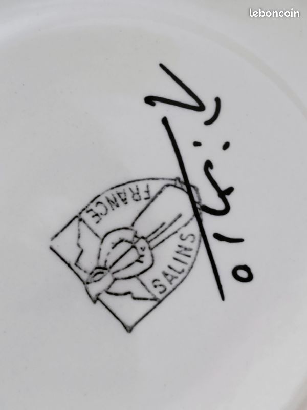 Assiette en faïence d'apres picasso (image 4)