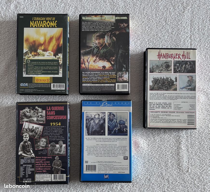 Cassette vhs flims guerre (image 4)