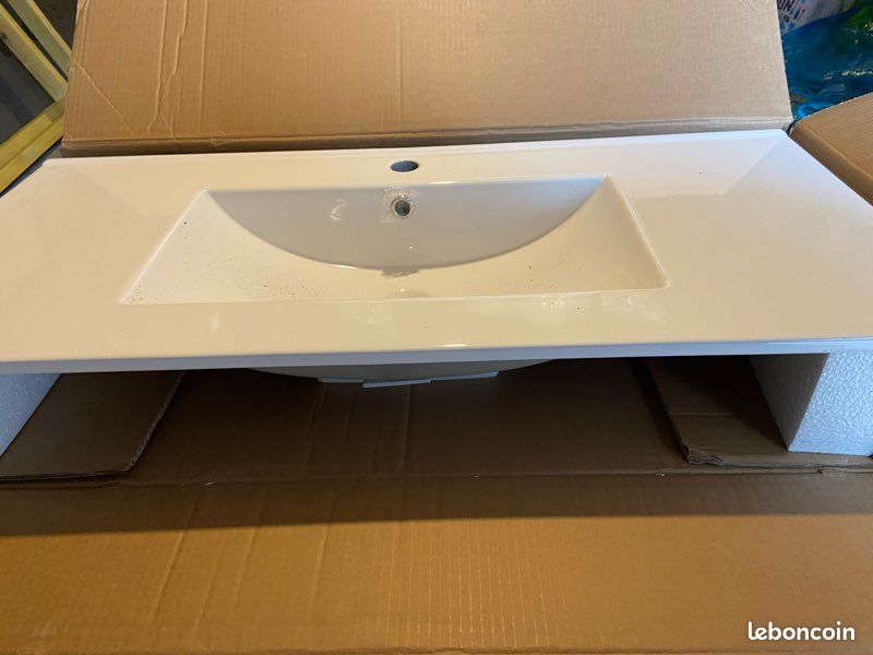 Vasque a encastrer 100x46 (image 2)