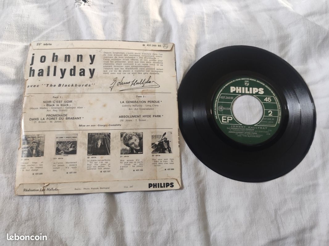 Johnny Hallyday EP, Noir c'est noir (image 2)
