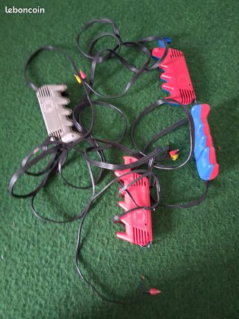 Lot De Pièces Pour Circuit De Voitures Électriques Jouef - Transformateur, Rails, Manettes - Occasion