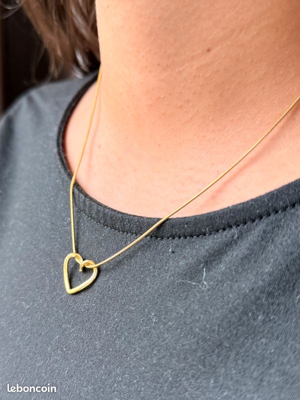 Chaîne De Collier En Acier Inoxydable Plaqué Argent - Pour Pendentif, Femme, Sans Marque