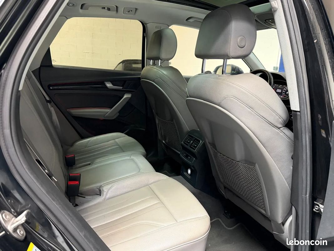 AUDI Q5 II 40 TDI 190ch Avus quattro S tronic 7 - Origine France - 4 Pneus Neufs - Toit Ouvrant - Attelage - Apple Carplay - Virtual Cockpit - (image 9)