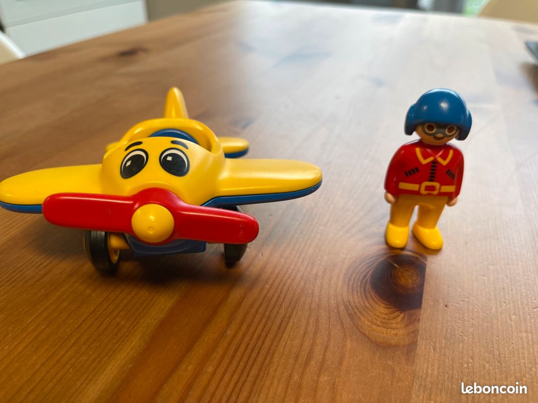 Playmobil 123 6717 avion et pilote (image 1)