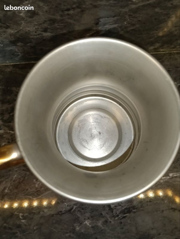 Chope / Mug à bière vintage en cuivre TAGUS (image 6)