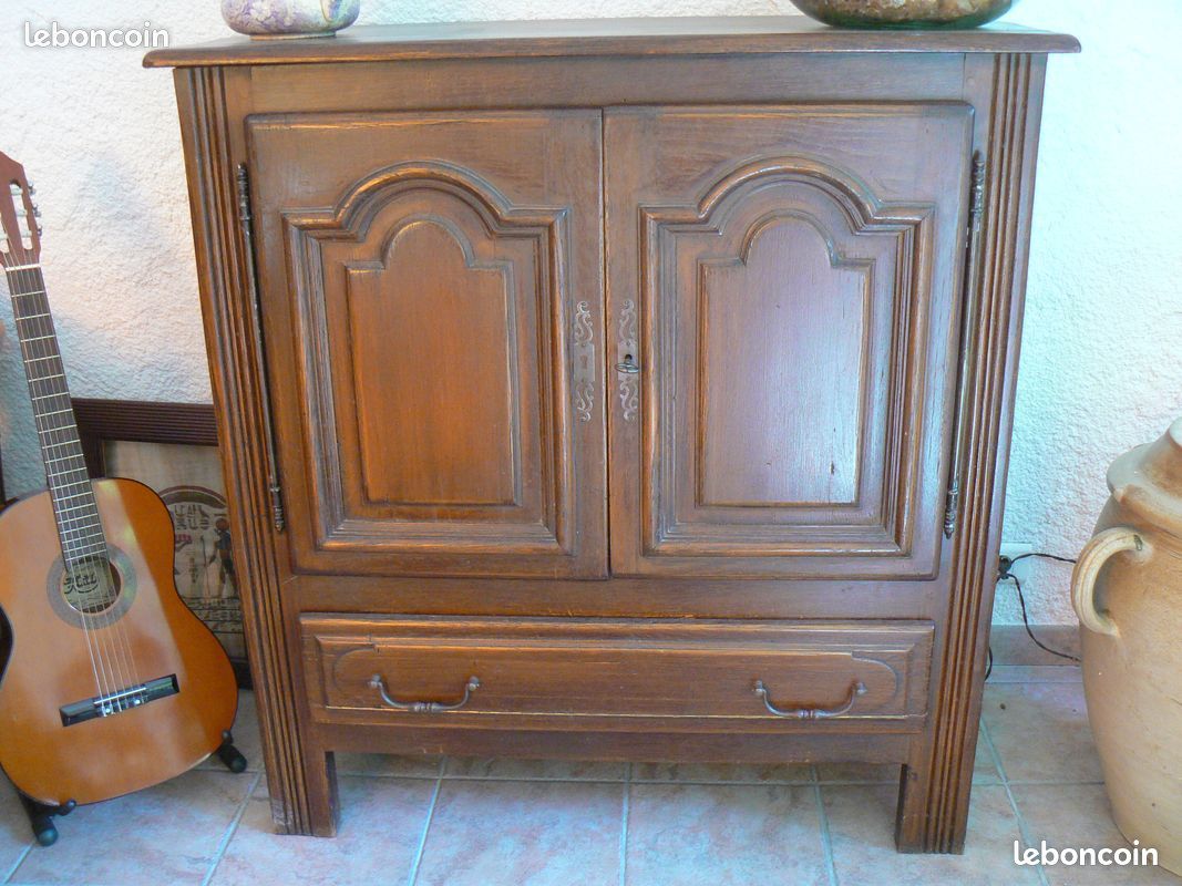 Meuble télévision bois massif (image 1)