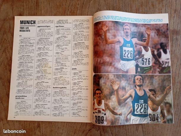 Livre D'Or Spécial Jeux Olympiques De Munich 1972 - L'Equipe Magazine - Bon état