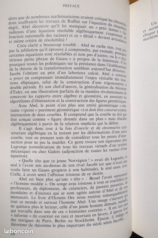 NEUF. Abel. Un mathématicien romantique - Ore (image 9)
