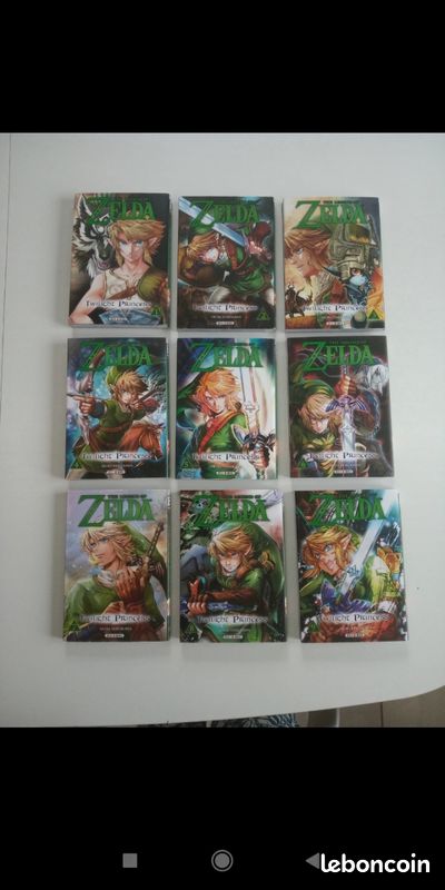 Lot de 9 tomes manga Zelda (image 1)