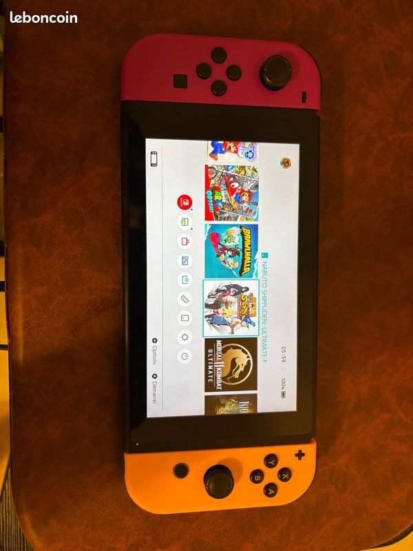 Vends Switch avec 9 jeux (image 1)