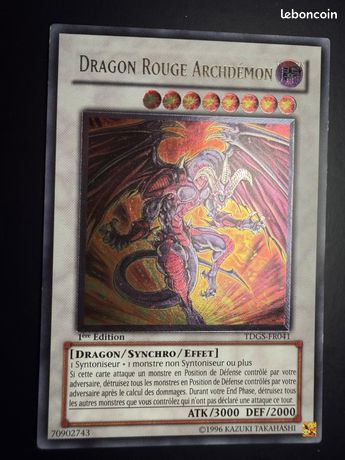 Dragon rouge archdémon tdgs - Collection