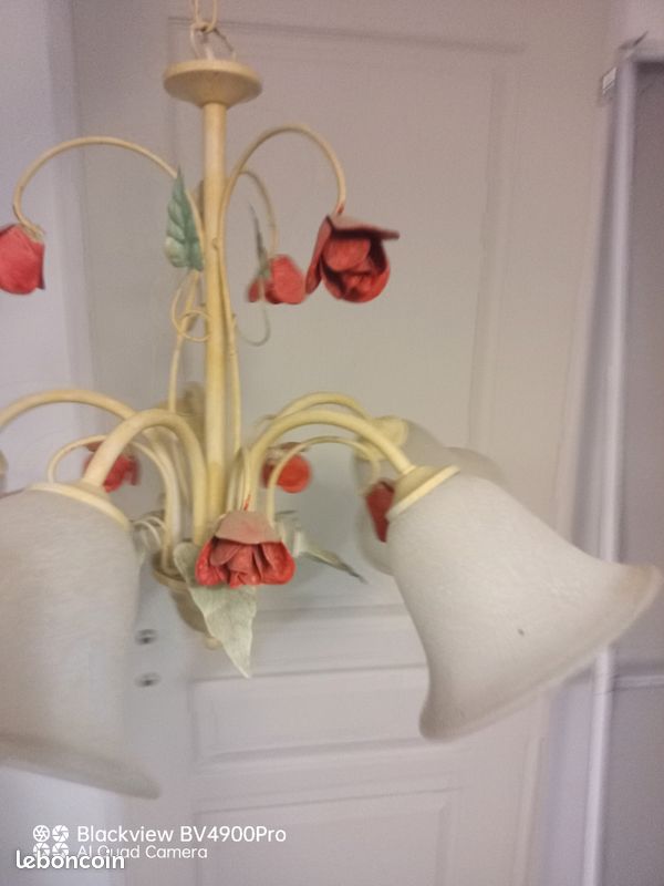 Suspension vintage 3 lampes (image 2)