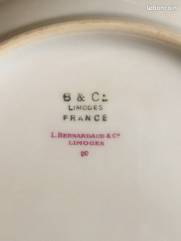 Assiette creuse Trianon Bernardaud Shabby chic (image 3)