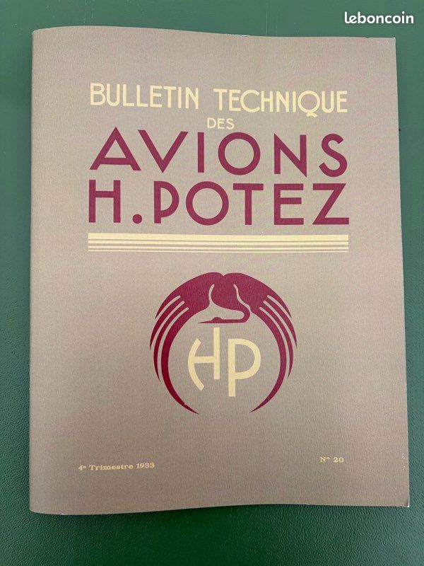 Bulletin des avions H. Potez (image 1)