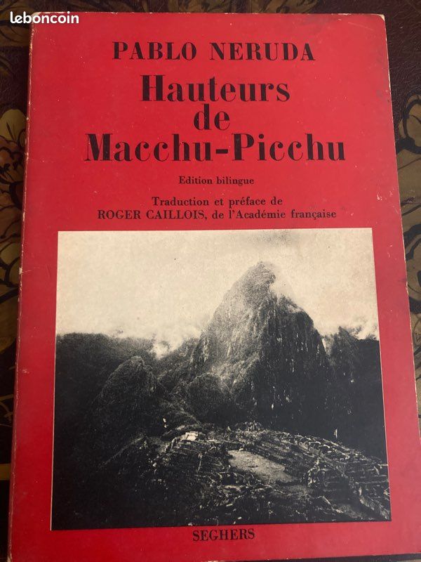 Neruda Hauteurs du Machu Pichu (image 1)