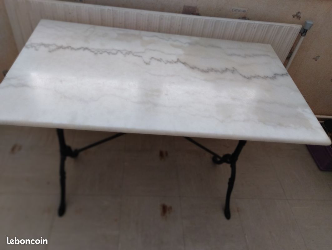 Table bistrot marbre (image 2)