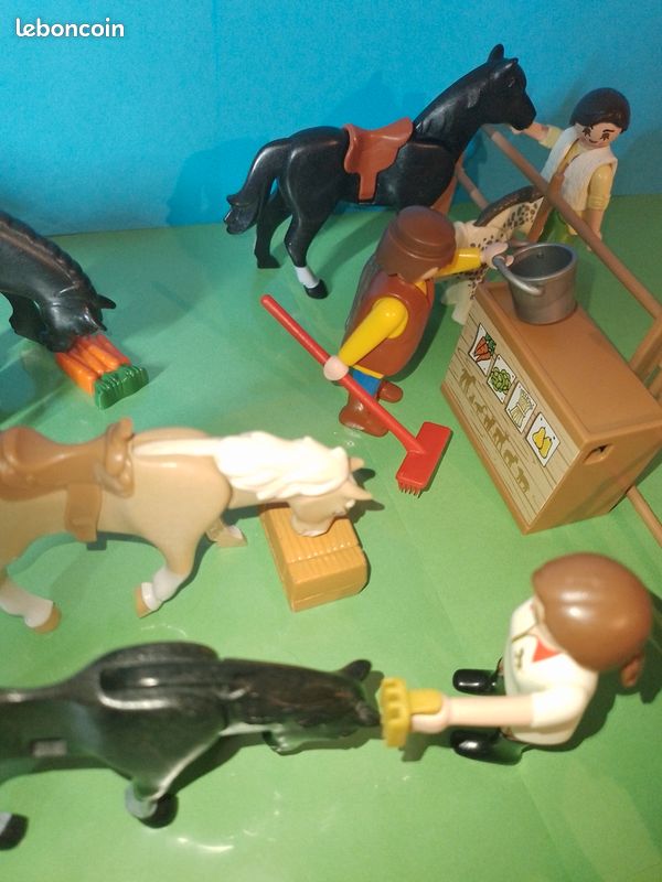 🐴 Lot Playmobil poulains équitation (image 9)