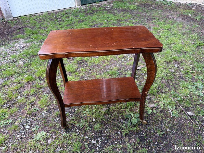 Desserte en bois vintage (image 3)