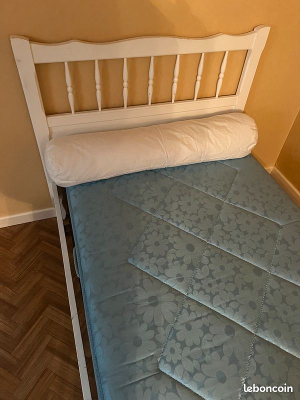 Lit sommier et matelas 1 personne (image 1)