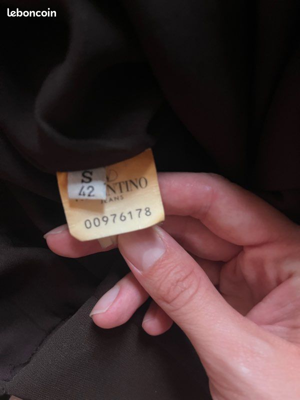 Robe de soirée Valentino , couleur chocolat taille 38 (image 4)