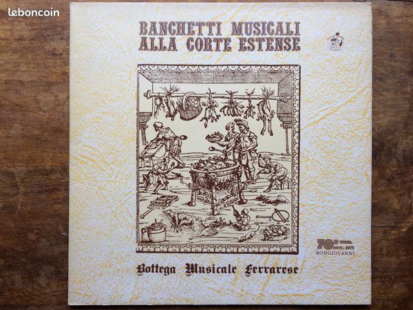 Bottega Musicale Ferrarese "Banchetti Musicali" - Vinyle LP 1979 Très Bon Etat (image 1)