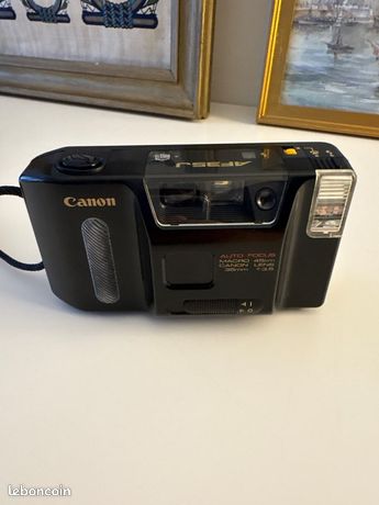 APPAREIL PHOTO VINTAGE COMPACT CANON AF35M, Japon années 1980