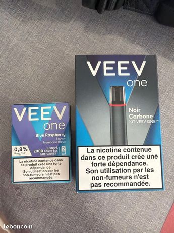 Veev one noir carbone neuve et un pack de deux recharges neuves jamais  ouvert - lectromnager