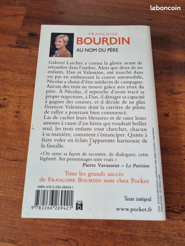 Au nom du Père - Francoise Bourdin (Pocket) (image 2)