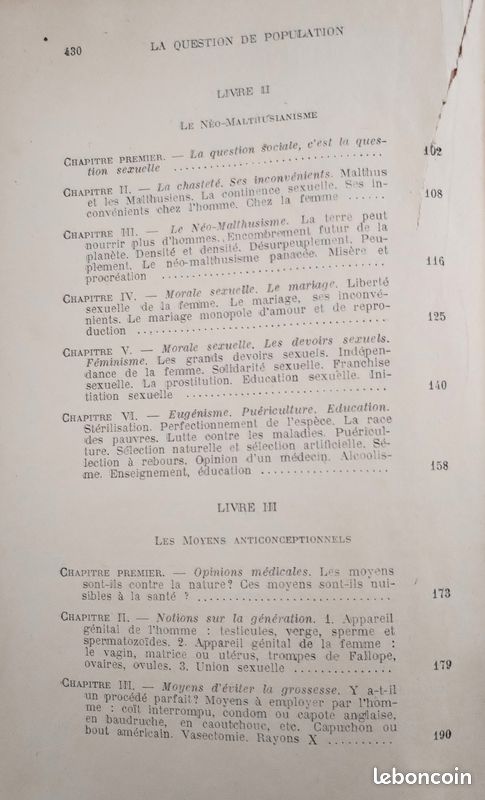 MEDECINE. SOCIETE. Population et problème sexuel (image 7)
