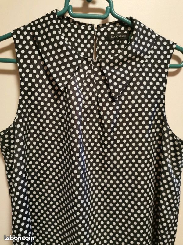 Top blouse haut femme taille 40 marque Tara Jarmon (image 4)