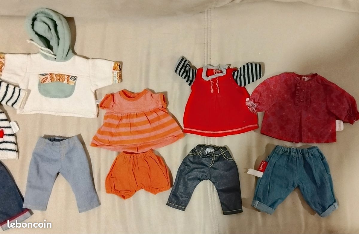 Walenbily Lot De 34 Accessoires Pour Poupées - 30 Cm - Pour Vêtements De Poupée De 11,5" (E