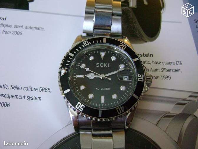 Montre automatique sport homme de marque SOKKI (image 2)