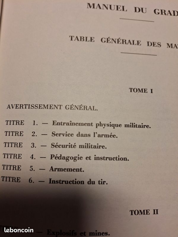 Manuel du gradé TTA 150 tome 1 (image 3)
