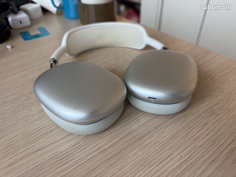 Apple AirPods Max Argent A2096 Excellent état Housse d’origine (image 8)