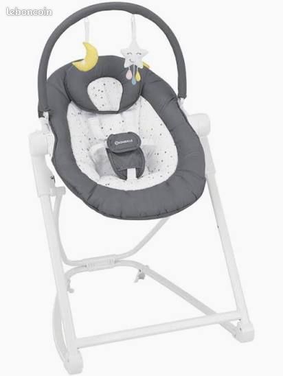 Transat bébé Badabulle Compact'Up Moonlight (image 1)