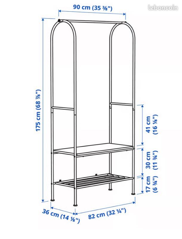Portant neuf IKEA modèle Grafjallet (image 2)