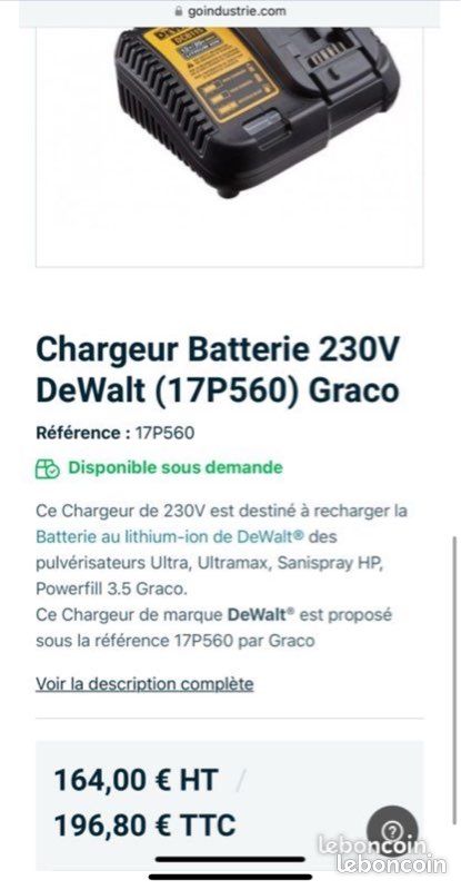 2 batterie avec chargeur graco ultramax (image 3)