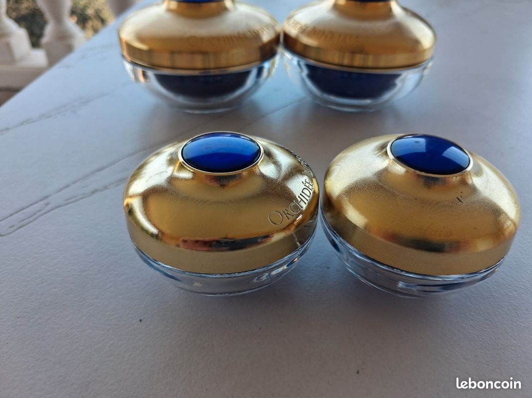 Lot de 6 pots vide Orchidée Impériale, vintage (image 2)