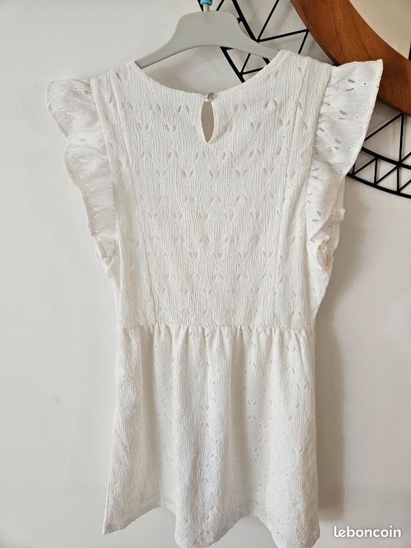 Robe blanc cassé IKKS XXS 12 ans (image 3)